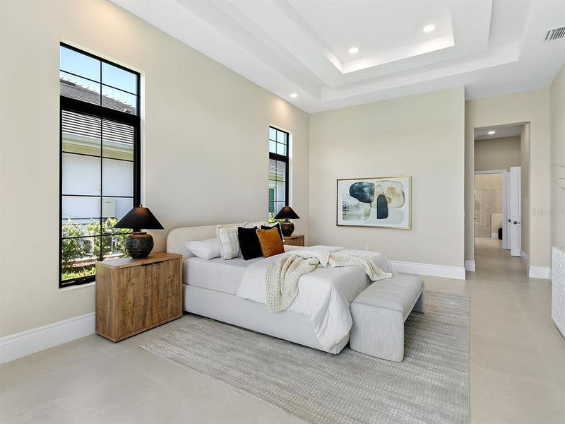 Furnished interior view inside a new home in , Sarasota (Image 12).