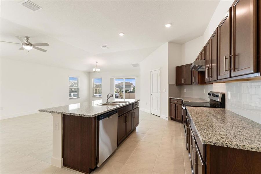 Furnished interior view inside a new home in , Davenport (Image 11).