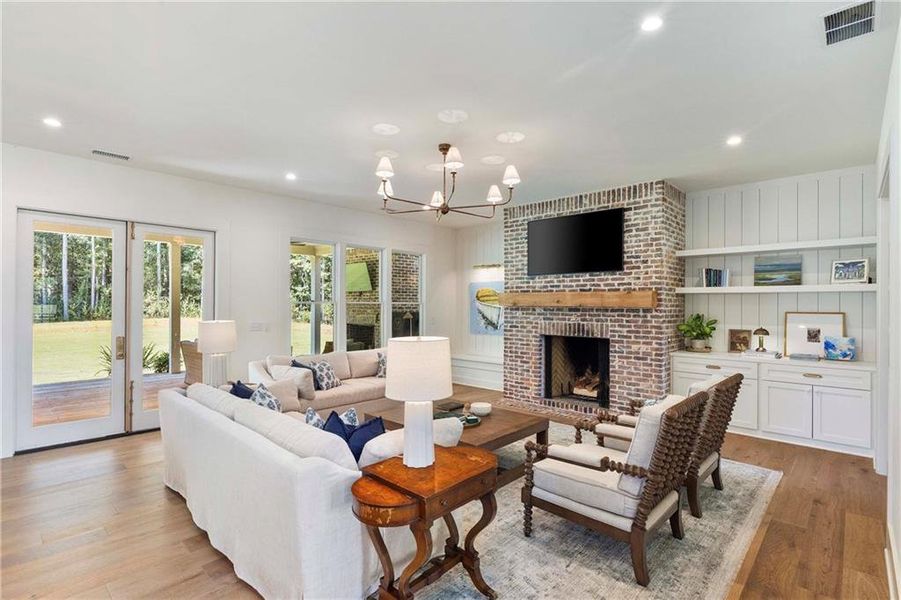 Furnished interior view inside a new home in , Chattahoochee Hills (Image 34).