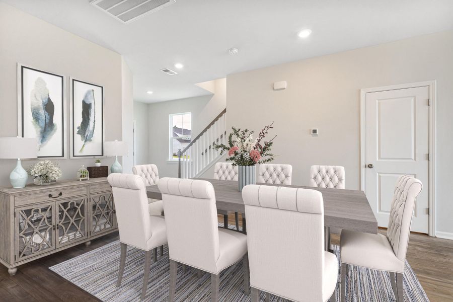 Furnished interior view inside a new home in Sweetgrass at Summers Corner: Arbor Collection, Summerville (Image 8).