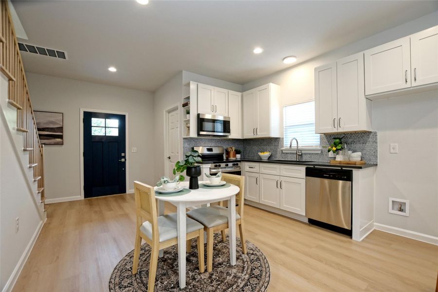 Furnished interior view inside a new home in , Round Rock (Image 4). Furnished interior view inside a new home in , Round Rock (Image 4).
