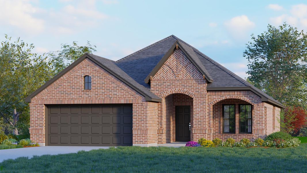 Elevation B | Concept 1991 at El Dorado in Granbury, TX by Landsea Homes