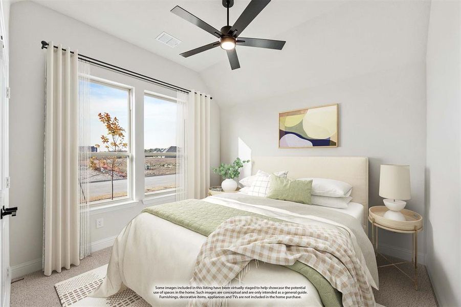 Furnished interior view inside a new home in North Grove, Waxahachie (Image 13).