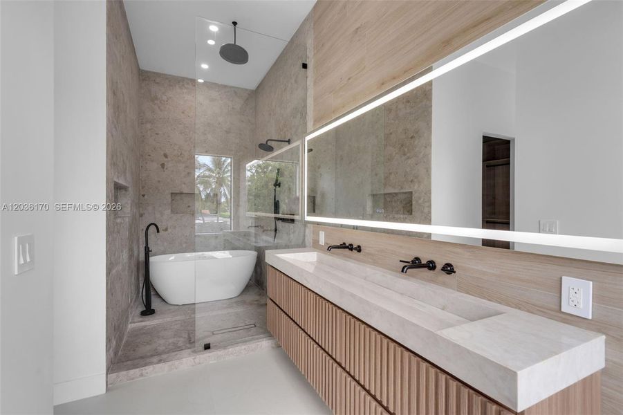Furnished interior view inside a new home in , Miami (Image 13). Furnished interior view inside a new home in , Miami (Image 13).