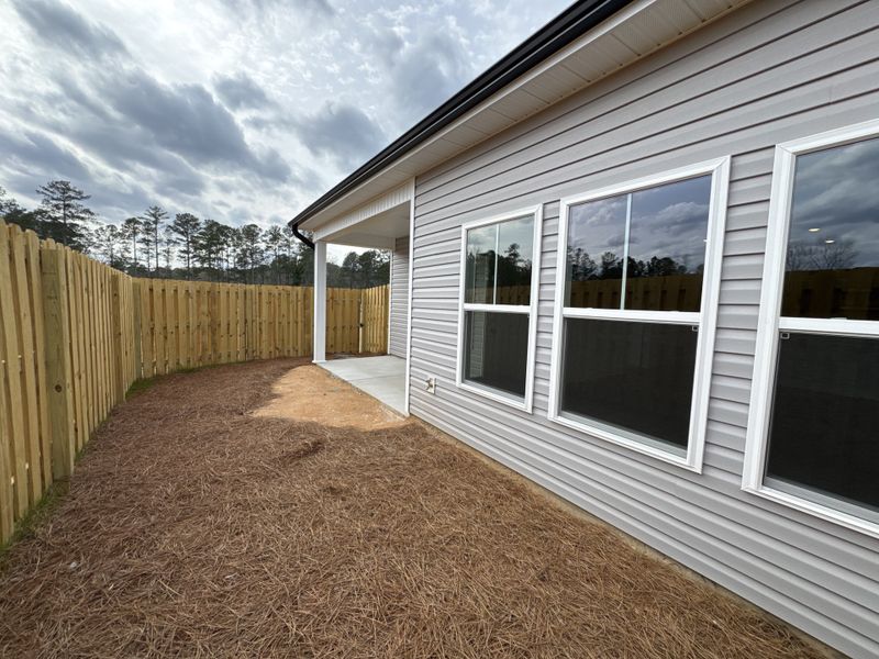 Exterior details and patio area of a home in Windsor, North Augusta (Image 4).