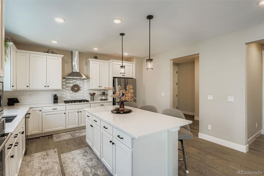 Furnished interior view inside a new home in , Denver (Image 26).