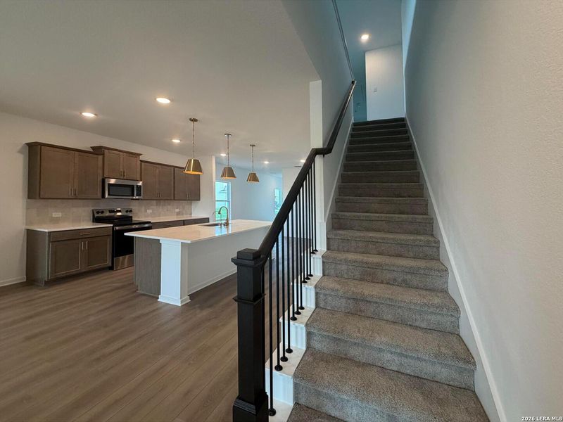 Furnished interior view inside a new home in Hennersby Hollow, San Antonio (Image 10). Furnished interior view inside a new home in Hennersby Hollow, San Antonio (Image 10).