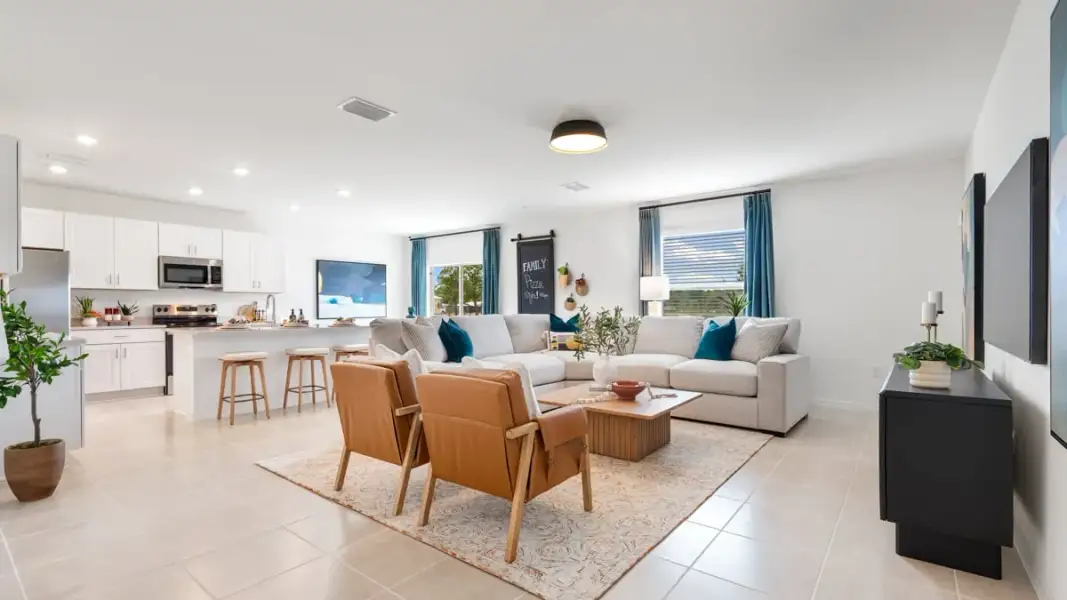 Furnished interior view inside a new home in Firethorn, Parrish (Image 6).