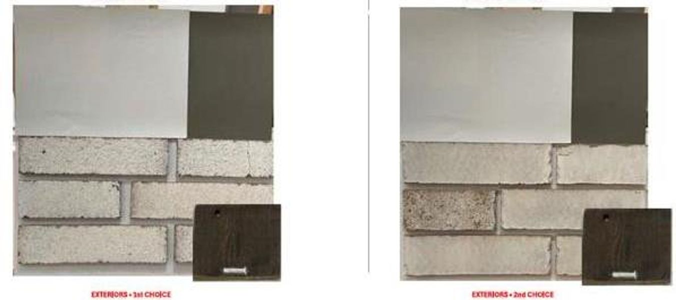 Exterior Design Selections Exterior Design Selections