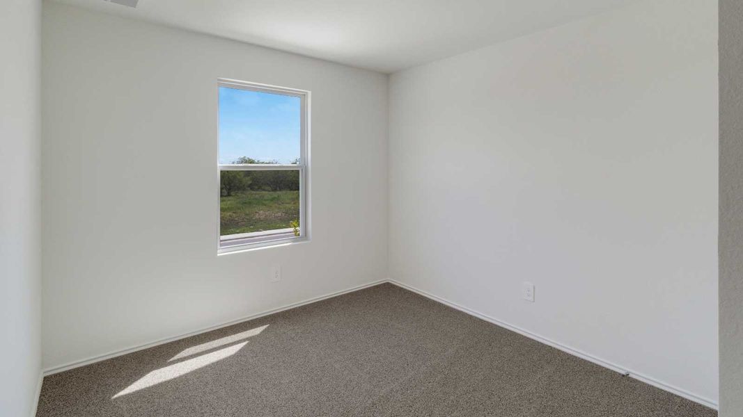 Representative unfurnished interior of a home built from the The Lilly by D.R. Horton in Marigold, Kyle (Image 18). Representative unfurnished interior of a home built from the The Lilly by D.R. Horton in Marigold, Kyle (Image 18).