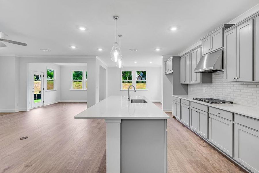 Furnished interior view inside a new home in Reserve at Hickory Walk, Kennesaw (Image 5). Furnished interior view inside a new home in Reserve at Hickory Walk, Kennesaw (Image 5).