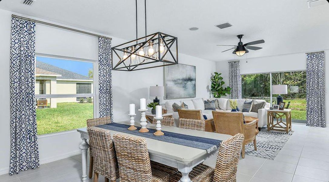 Furnished interior view inside a new home in Cove at Coasterra, Palmetto (Image 12).