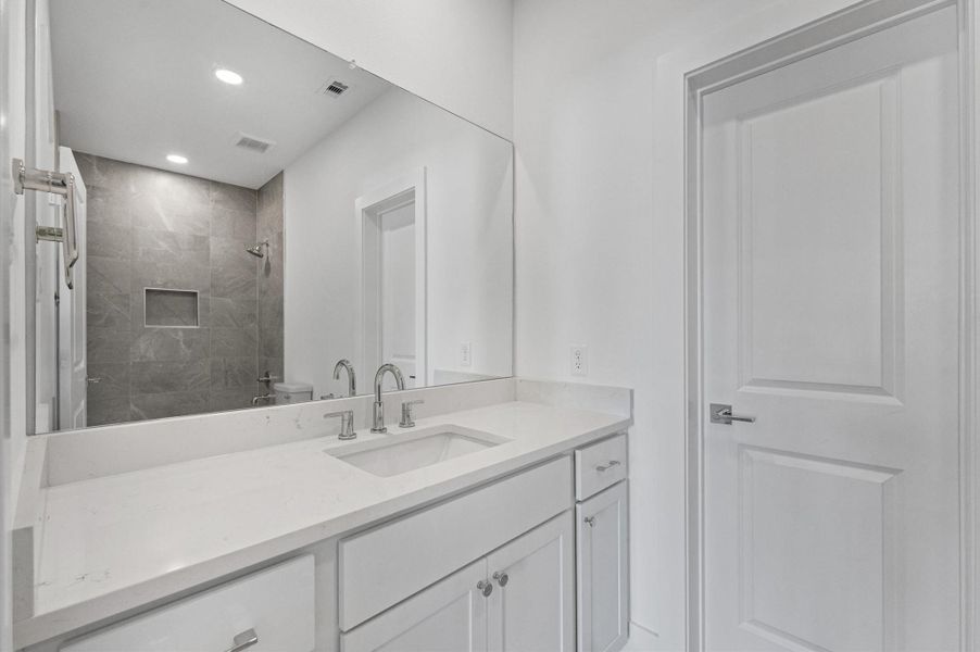 Furnished interior view inside a new home in , Houston (Image 9). Furnished interior view inside a new home in , Houston (Image 9).