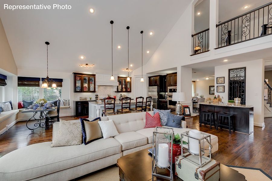 Representative furnished interior of a home built from the Downton Abbey by Grand Homes in Grand Oaks, Celina (Image 7).