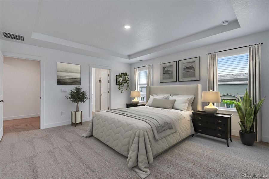 Furnished interior view inside a new home in Vantage, Berthoud (Image 11).