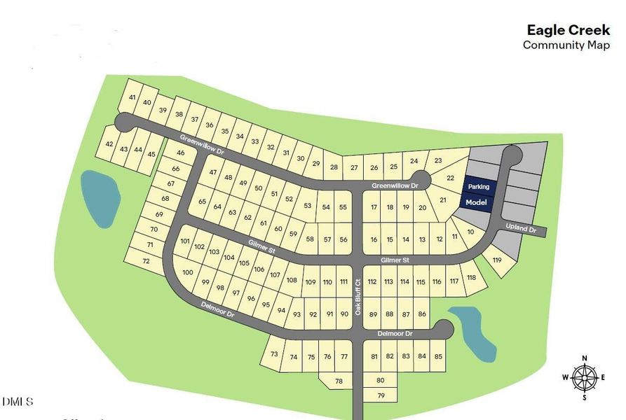 Eagle Creek Site Map