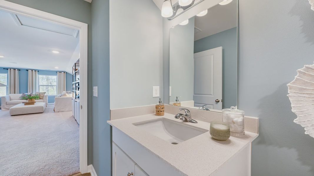 Furnished interior view inside a new home in Bluffs at Sun Colony, Longs (Image 19).