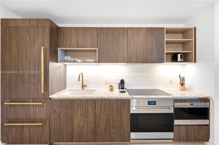 Furnished interior view inside a new home in , Miami (Image 9).