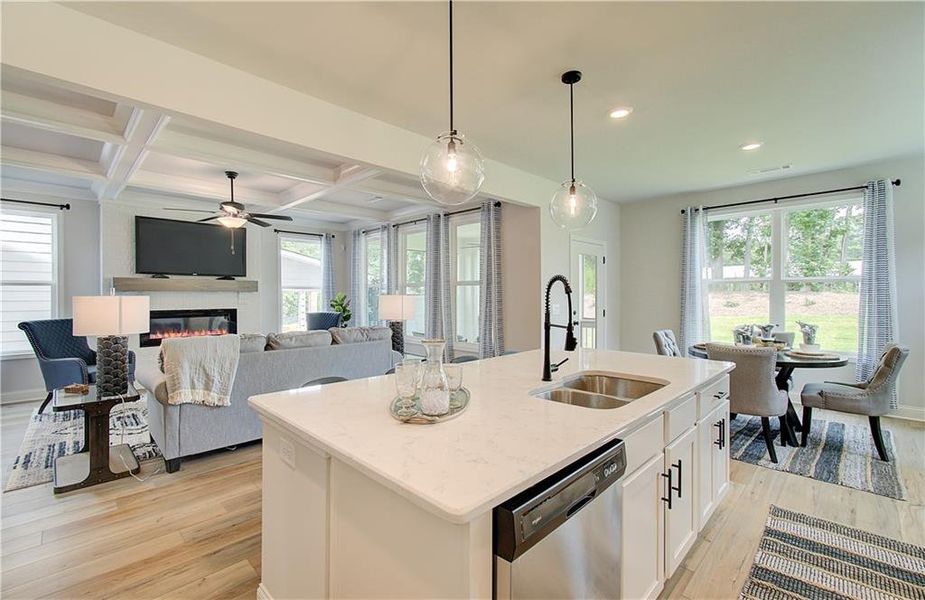 Furnished interior view inside a new home in Kentmere, Auburn (Image 18).