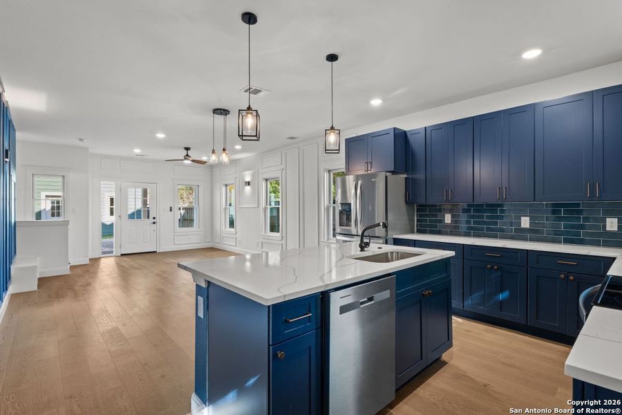 Furnished interior view inside a new home in , San Antonio (Image 9).