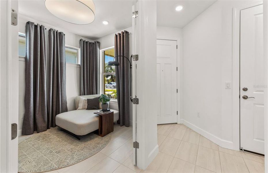 Furnished interior view inside a new home in BeachWalk by Manasota Key, Englewood (Image 8).