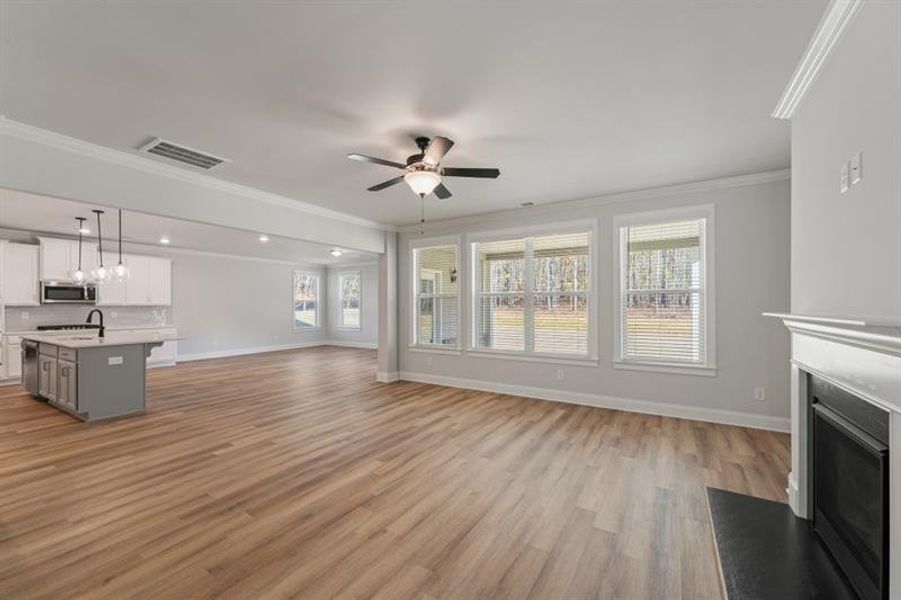 Spacious, unfurnished interior of a new home in Ruby Creek Estates, Atlanta (Image 14). Spacious, unfurnished interior of a new home in Ruby Creek Estates, Atlanta (Image 14).