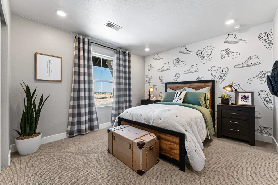 Furnished interior view inside a new home in Macanta, Castle Rock (Image 28).