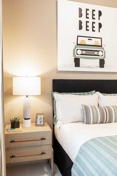 Representative Secondary Bedroom - some options shown