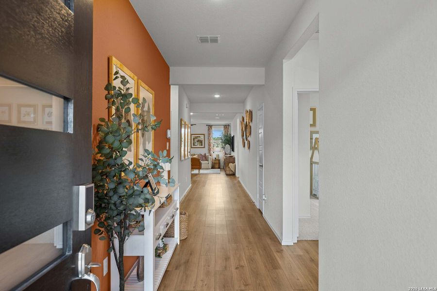 Furnished interior view inside a new home in Royal Crest, San Antonio (Image 24).