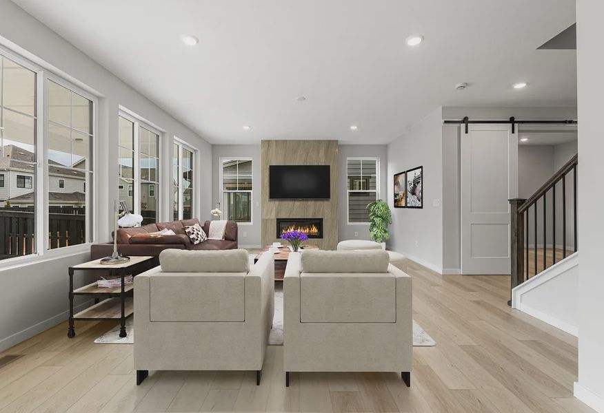 Homesite 130 Great Room - Virtually Staged - 6 of 18 Homesite 130 Great Room - Virtually Staged - 6 of 18