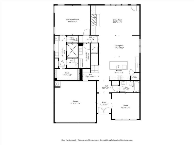 2D floor plan layout of this home in Lakeside at River Green, Canton, GA (Image 5).