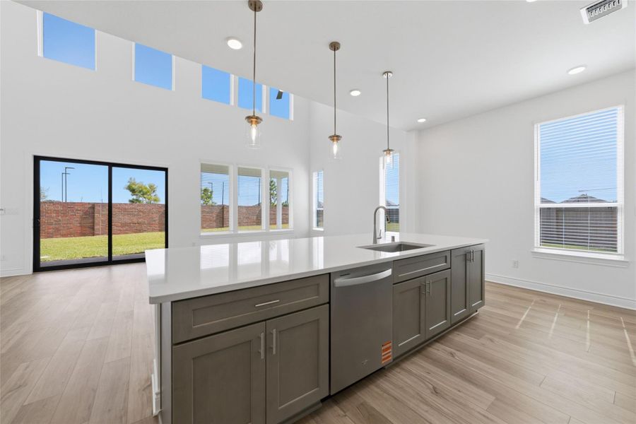 Opened Concept from Kitchen to Living room