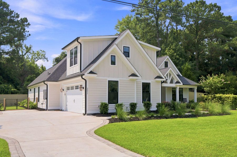 Front exterior of a new home in , Mount Pleasant, SC, highlighting curb appeal (Image 27).