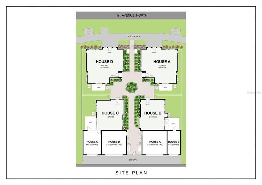 Clemmons Court Site Plan