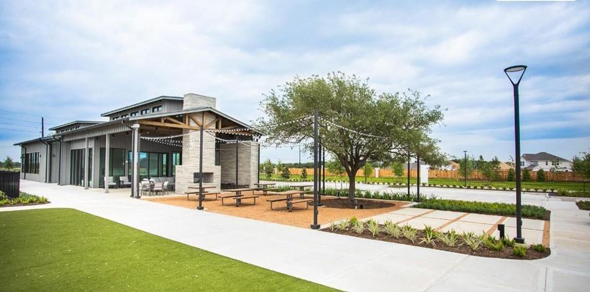 Front exterior of a new home in Candela 40', Richmond, TX, highlighting curb appeal (Image 8).