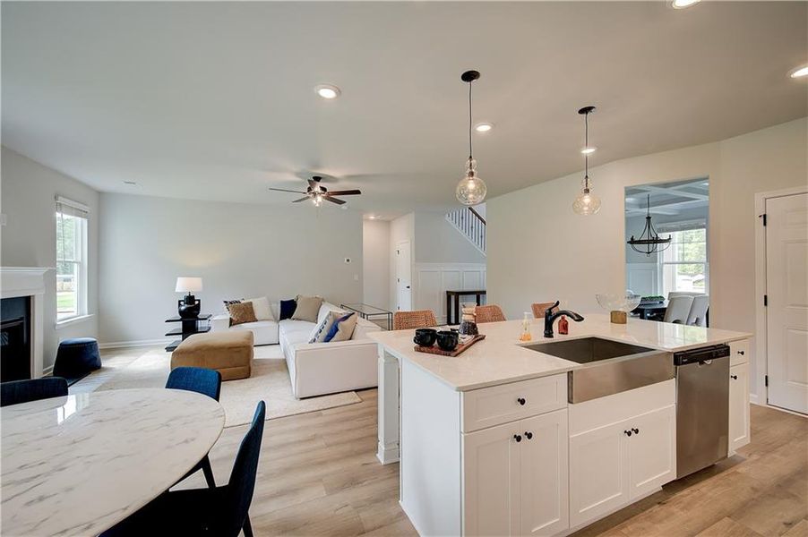 Furnished interior view inside a new home in Northcroft, Loganville (Image 10).