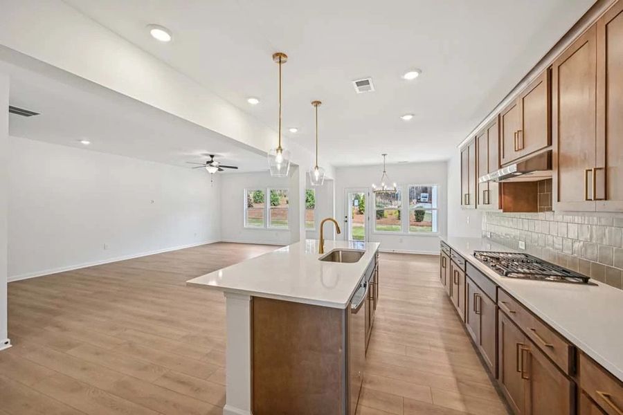 Sample Photo: Kitchen featuring Laguna Collection Finishes