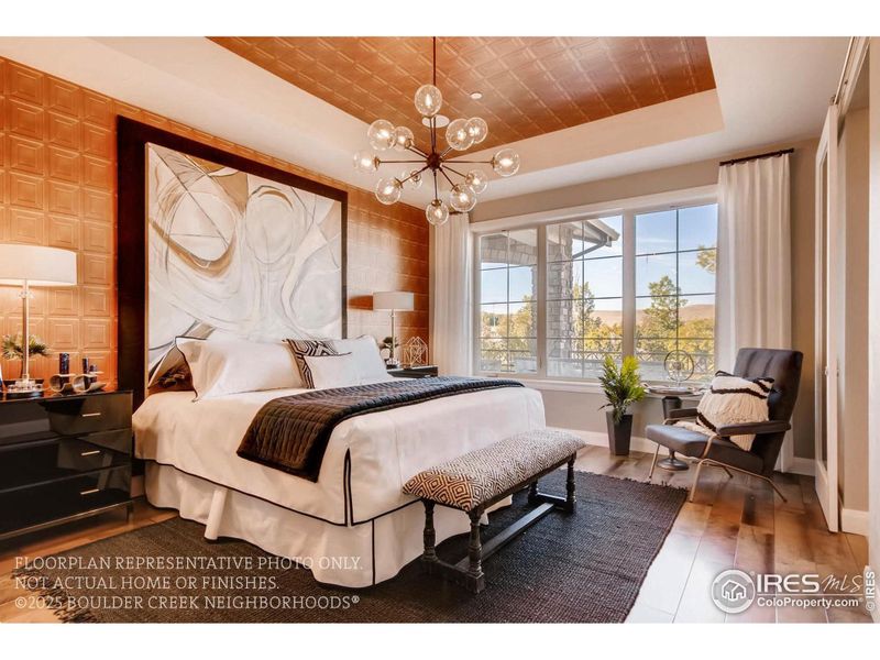 Furnished interior view inside a new home in , Broomfield (Image 33).