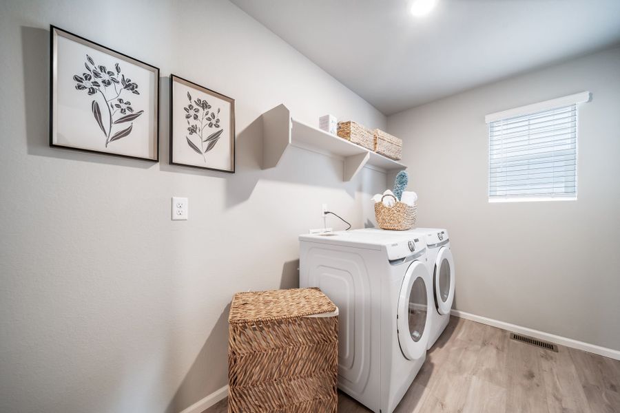 Furnished interior view inside a new home in Green Valley Ranch, Aurora (Image 29).