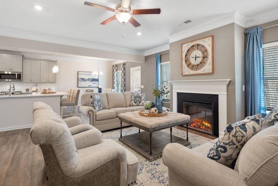 Furnished interior view inside a new home in Jones Ridge, Dallas (Image 28).