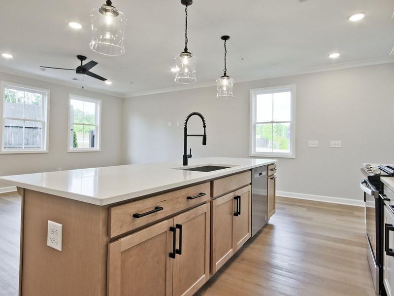 Furnished interior view inside a new home in Cherokee Township, Acworth (Image 9).