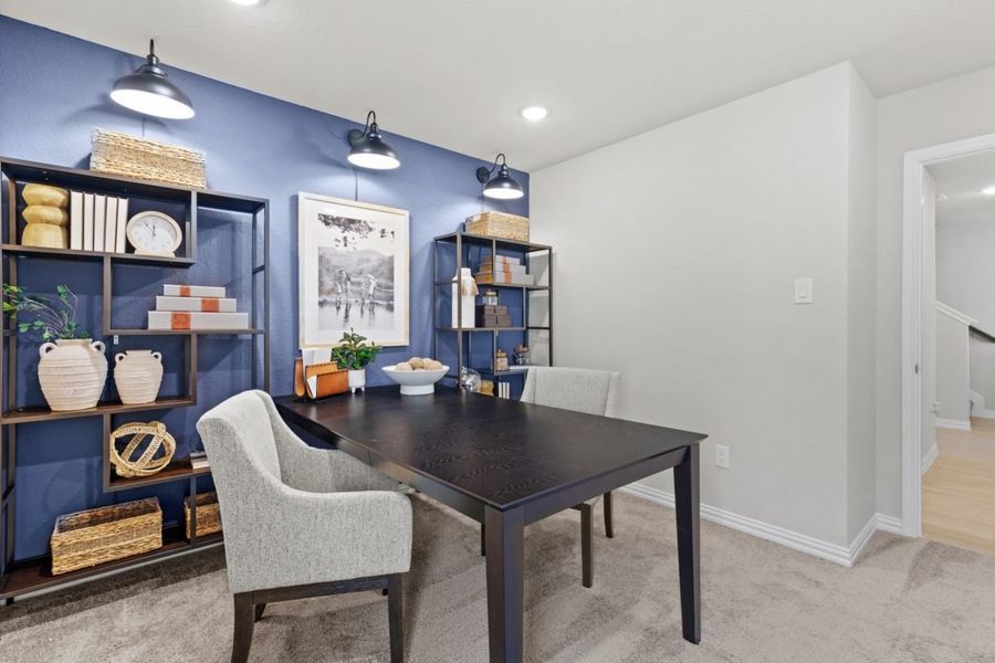 Representative furnished interior of a home built from the Ellis Colony At Pinehurst by Brohn Homes in Colony at Pinehurst, Pinehurst (Image 13).