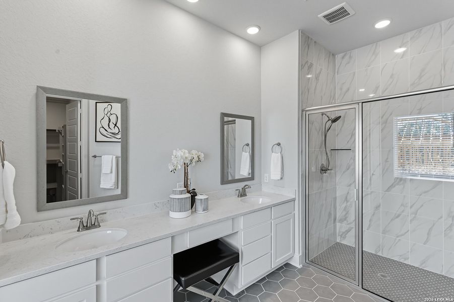 Furnished interior view inside a new home in Prominence, San Antonio (Image 14).