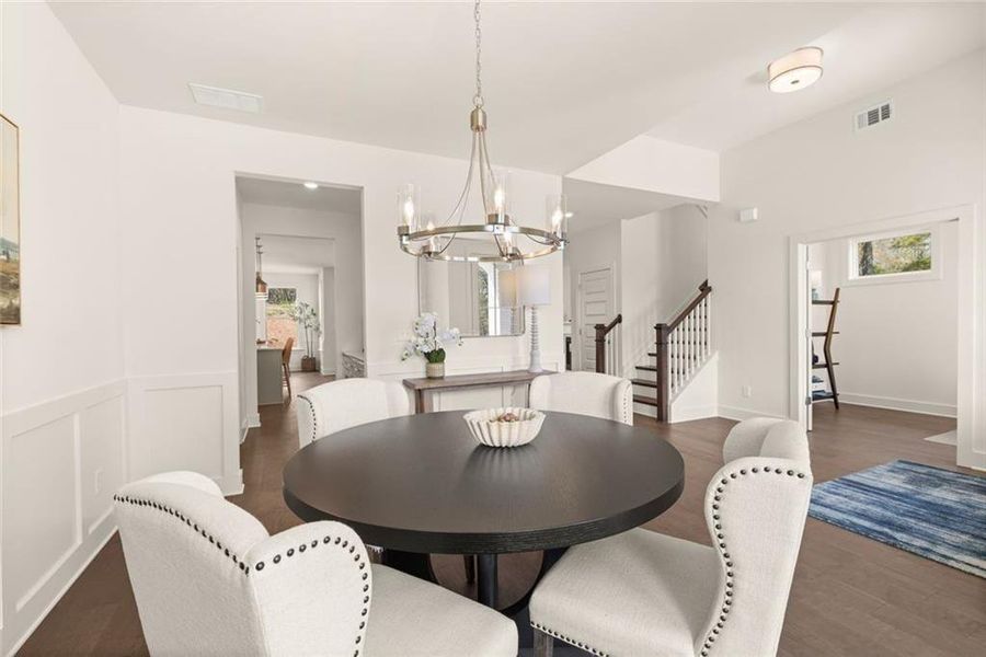 Furnished interior view inside a new home in , Gainesville (Image 12).