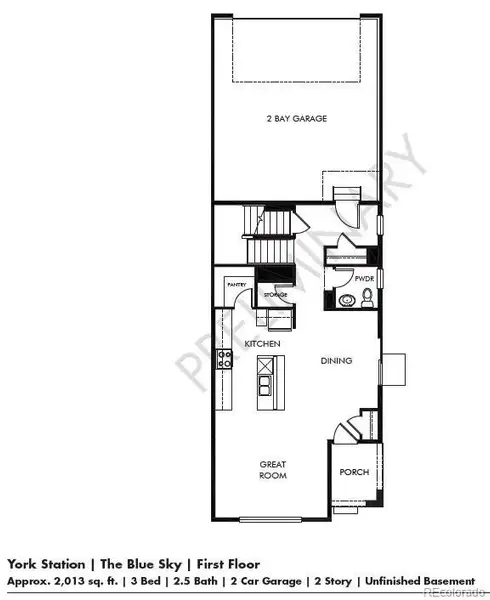 2D floor plan layout of this home in , Thornton, CO (Image 4).
