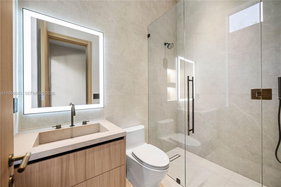 Furnished interior view inside a new home in , Miami (Image 8). Furnished interior view inside a new home in , Miami (Image 8).