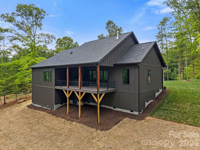 Exterior details and patio area of a home in , Etowah (Image 4).