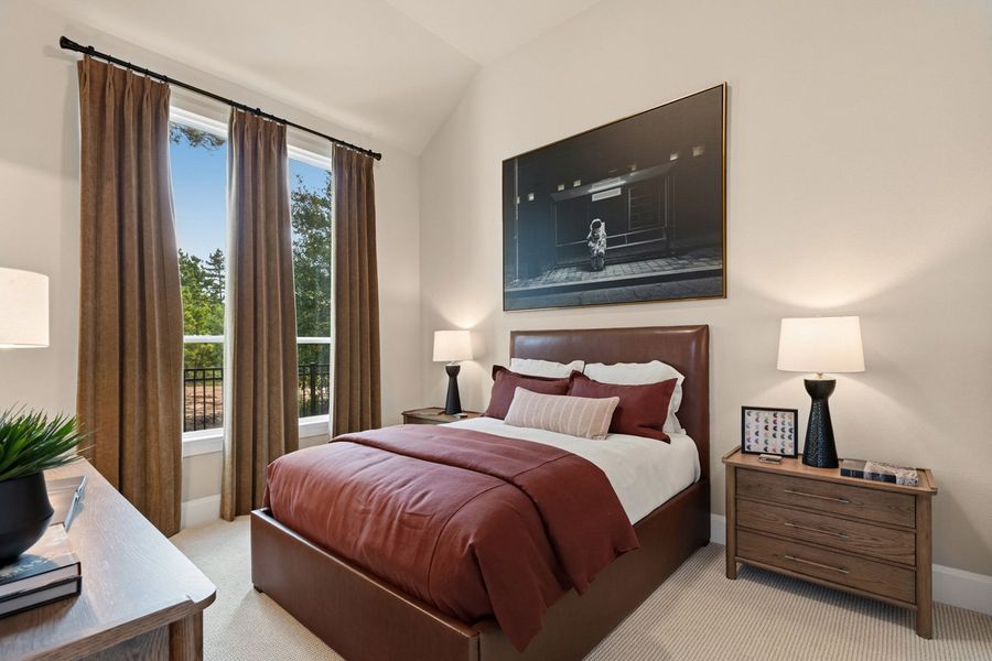 Representative Secondary Bedroom - some options shown Representative Secondary Bedroom - some options shown
