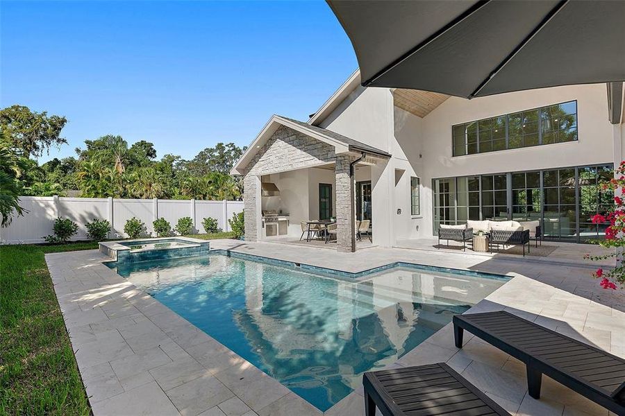 Exterior details and patio area of a home in , St. Petersburg (Image 3). Exterior details and patio area of a home in , St. Petersburg (Image 3).