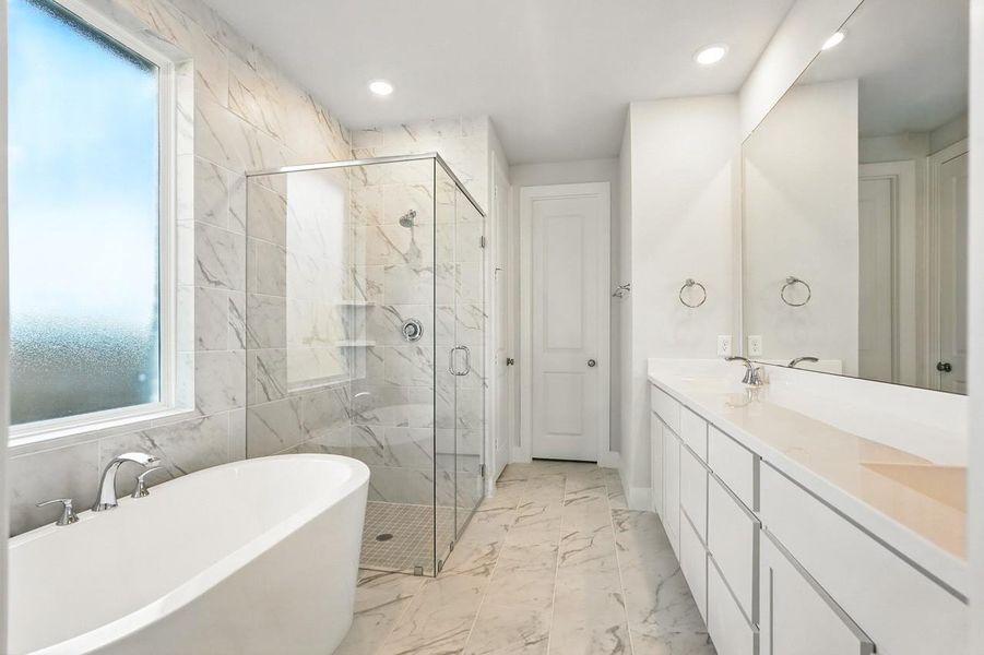 Furnished interior view inside a new home in COLTON: 50ft. lots, Todd Mission (Image 4).